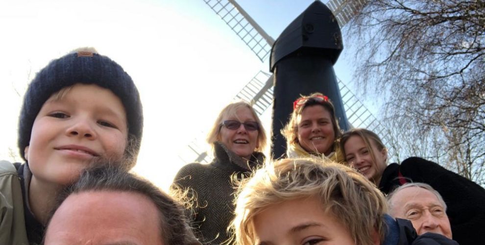 The Ashby family visit the Windmill