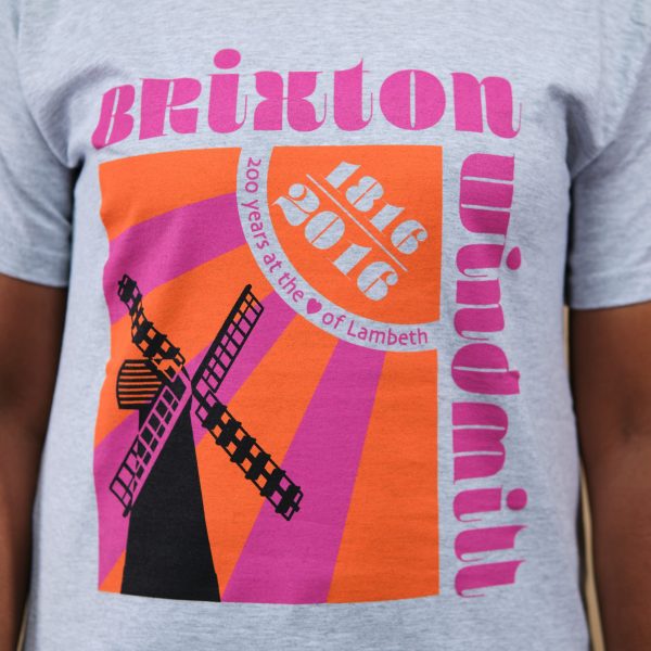 retro brixton windmill t shirt