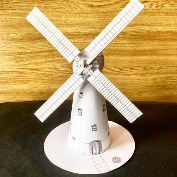 Windmill Cut Out & Make model