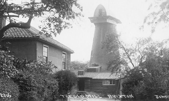 Brixton Windmill - historic photo
