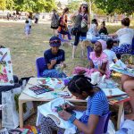 art in the park at Brixton Windmill