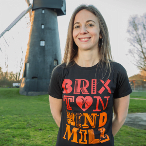 Brixton Windmill typographic t-shirt
