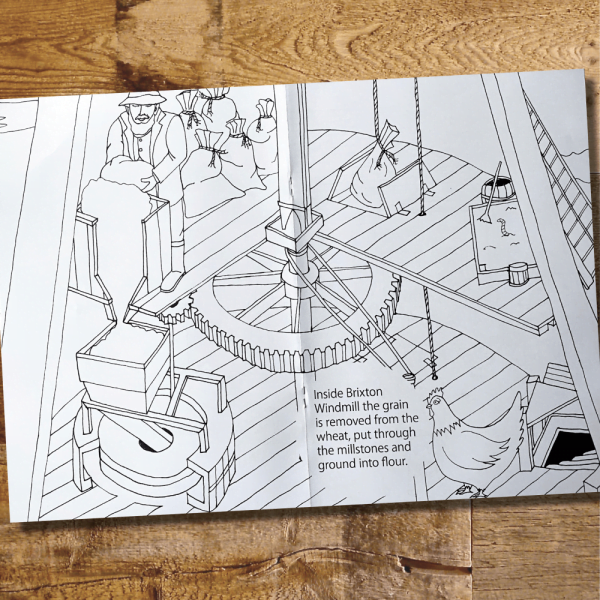 little red hen colouring book