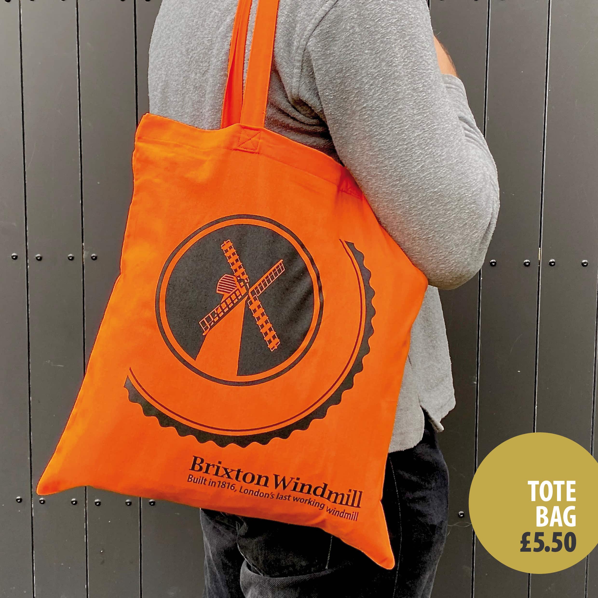 brixton windmill tote bag