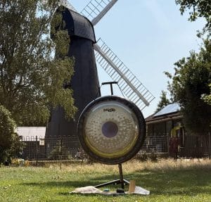 Gong and windmill